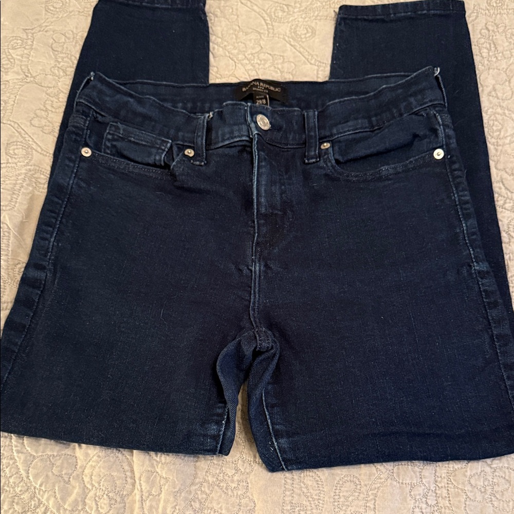 Banana Republic Women's Deep Indigo Skinny Jeans